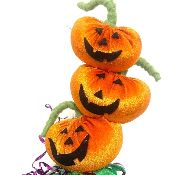 Halloween Pumpkin Head head bands. Set of 5 total - Picture 7 of 7
